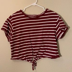 Striped Crop Top